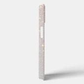 Moderne Boho Creme Glitter Subtile Initialen Monog Case-Mate iPhone Hülle (Rückseite / Rechts)