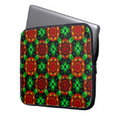 Moderne boho elegante florale abstrakte Muster #50 Laptopschutzhülle (Vorderseite Links)