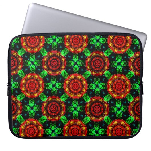 Moderne boho elegante florale abstrakte Muster #50 Laptopschutzhülle (Vorderseite)