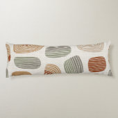 Moderne Boho-Erdtöne Abstract ID1273 Seitenschläferkissen (Rückseite)