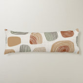Moderne Boho-Erdtöne Abstract ID1273 Seitenschläferkissen (Vorderseite)