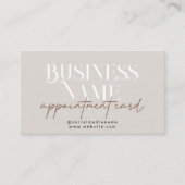 Moderne Boho Erinnerung Card Visitenkarte (Vorderseite)