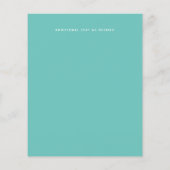 Moderne Boho Feather farbenfrohe Hochzeit einladen (Rückseite)