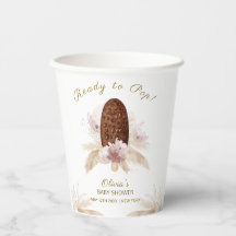 Moderne Boho Floral Ice Cream Popcicle Baby Dusche