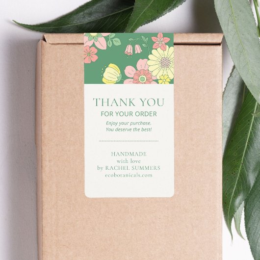 Moderne Boho Floral Packaging