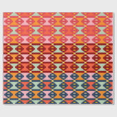 Moderne Boho-Geometrie Geschenkpapier (Flach)