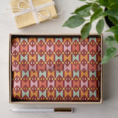 Moderne Boho-Geometrie Seidenpapier (Geschenk)