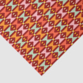 Moderne Boho-Geometrie Seidenpapier (Ausschnitt)