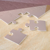 Moderne boho geometrische Formen Ombre Puzzle (Seite)