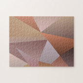 Moderne boho geometrische Formen Ombre Puzzle (Horizontal)