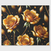 Moderne Boho Gold Rose Collection Geschenkpapier (Flach)