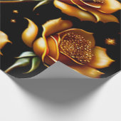 Moderne Boho Gold Rose Collection Geschenkpapier (Ecke)