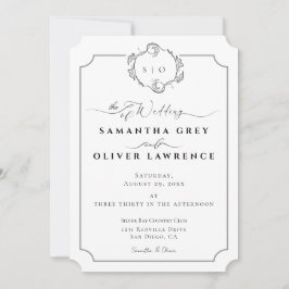 Moderne Boho-Hochzeitseinladung Einladung