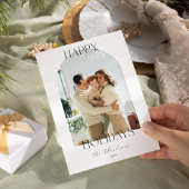 Moderne Boho Holiday Card Einladung