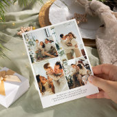 Moderne Boho Holiday Card Einladung