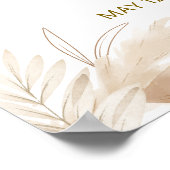 Moderne Boho Ice Cream Popcicle Baby Dusche Willko Poster (Ecke)