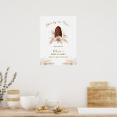 Moderne Boho Ice Cream Popcicle Baby Dusche Willko Poster (Küche)