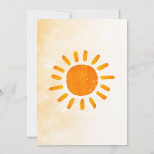 Moderne Boho Kinderzimmer Mobile Baby Dusche Einla Einladung (Rückseite)