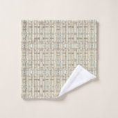 Moderne Boho-Lineargeometrie ID1276 Badhandtuch Set (Waschlappen)