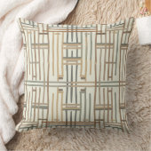 Moderne Boho-Lineargeometrie ID1276 Kissen (Decke)