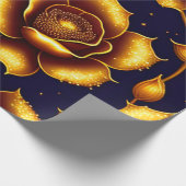 Moderne Boho Luxury Gold Rose Collection Geschenkpapier (Ecke)