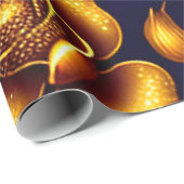 Moderne Boho Luxury Gold Rose Collection Geschenkpapier (Rolleneckpunkt)