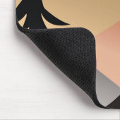 Moderne boho Natur Mousepad (Ecke)