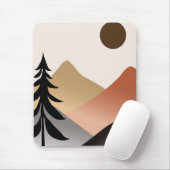 Moderne boho Natur Mousepad (Mit Mouse)
