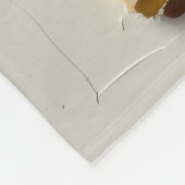 Moderne Boho-Neutrale Beige 3D Texturierte Federku Fleecedecke (Ecke)
