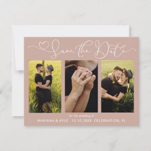Moderne Boho Pink-Fotos Hochzeiten speichern das D