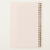 Moderne Boho rosa Regenbogen Dinge zu tun Checklis Notizblock (Rückseite)