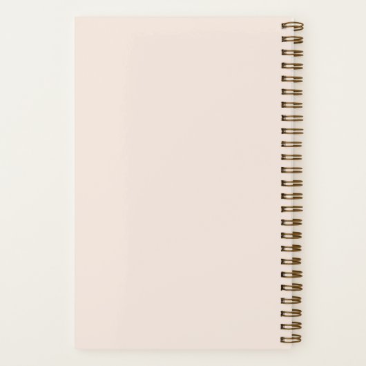 Moderne Boho rosa Regenbogen Dinge zu tun Checklis Notizblock (Rückseite)