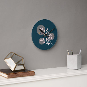 Moderne Boho-Rundwand Runde Wanduhr