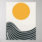 Moderne Boho skandinavische Gestaltung Poster (Vorne)