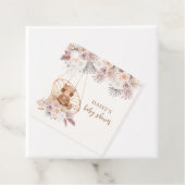 Moderne Boho Teddy Bear Pampas Baby Dusche Geschenkanhänger (Beispiel)