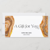 Moderne Boho Terracotta-Zertifikat (Vorderseite)