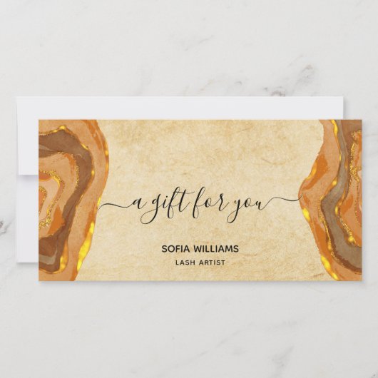 Moderne Boho Terracotta-Zertifikat (Vorderseite)