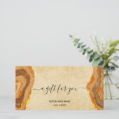 Moderne Boho Terracotta-Zertifikat (Stehend Vorderseite)