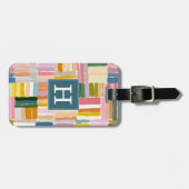 Moderne Boho-Textur-Gepäckanhänger Gepäckanhänger (Vorderseite horizontal)