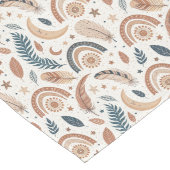 Moderne Boho Tischläufer-Mantel-Regenbogenmuster Großer Tischläufer (Ecke)