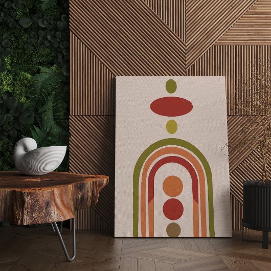 Moderne Boho Wall Art, Mittelalter Große Leinwand