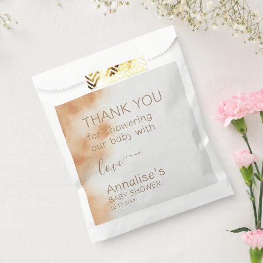 Moderne Boho Wasserfarbe Gefärbte Krawatte Kinderd Geschenktütchen (Versiegelt)