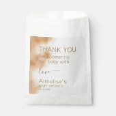 Moderne Boho Wasserfarbe Gefärbte Krawatte Kinderd Geschenktütchen (Vorderseite)