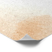 Moderne Boho Wasserfarbe Gefärbte Krawatte Kinderd Poster (Ecke)