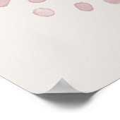 Moderne Boho Wasserfarben Abstrakte Ästhetik Kunst Poster (Ecke)