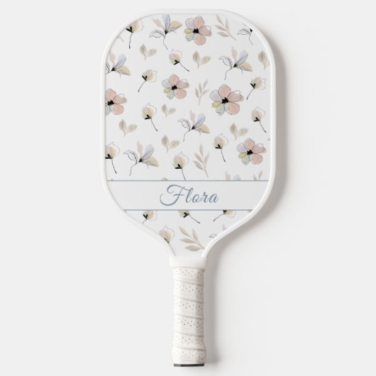 Moderne Boho Wasserfarben Pickleball Paddles (Vorderseite)