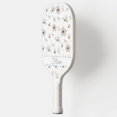 Moderne Boho Wasserfarben Pickleball Paddles (Links)