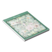 Moderne Boho Wasserfarben-Wildblume Notizblock (angewinkelt)