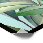 Moderne Boho Wasserfarben-Wildblume Poster (Ecke)