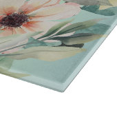 Moderne Boho Wasserfarben-Wildblume Schneidebrett (Ecke)